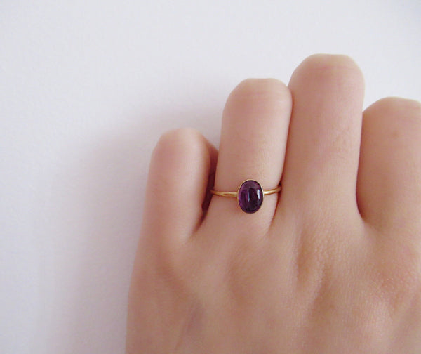 Iris Amethyst Ring