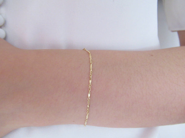 Gracy Bar Chain Bracelet