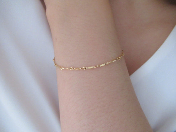 Gracy Bar Chain Bracelet