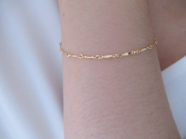 Gracy Bar Chain Bracelet