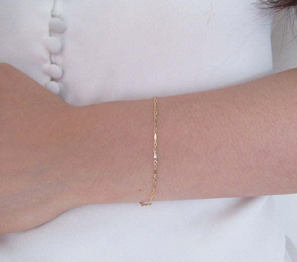 Gracy Bar Chain Bracelet