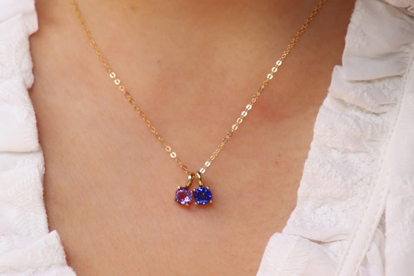 Add extra birthstone (no chain just pendant)