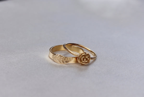 Rose flower ring