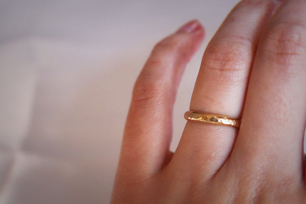 Hammered Dome Ring