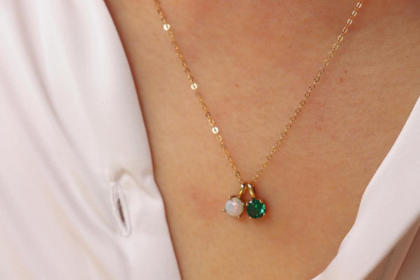 Add extra birthstone (no chain just pendant)