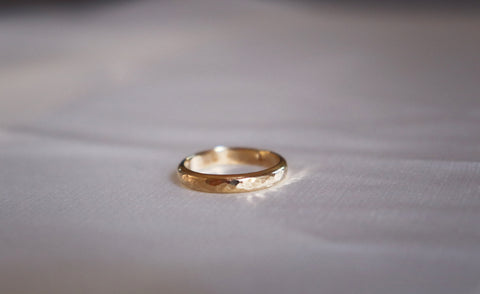 Hammered Dome Ring