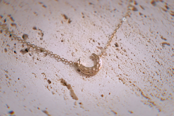 Crescent moon necklace