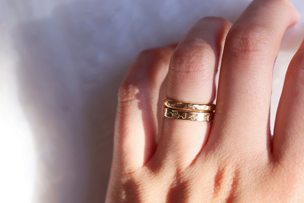 Hammered Dome Ring